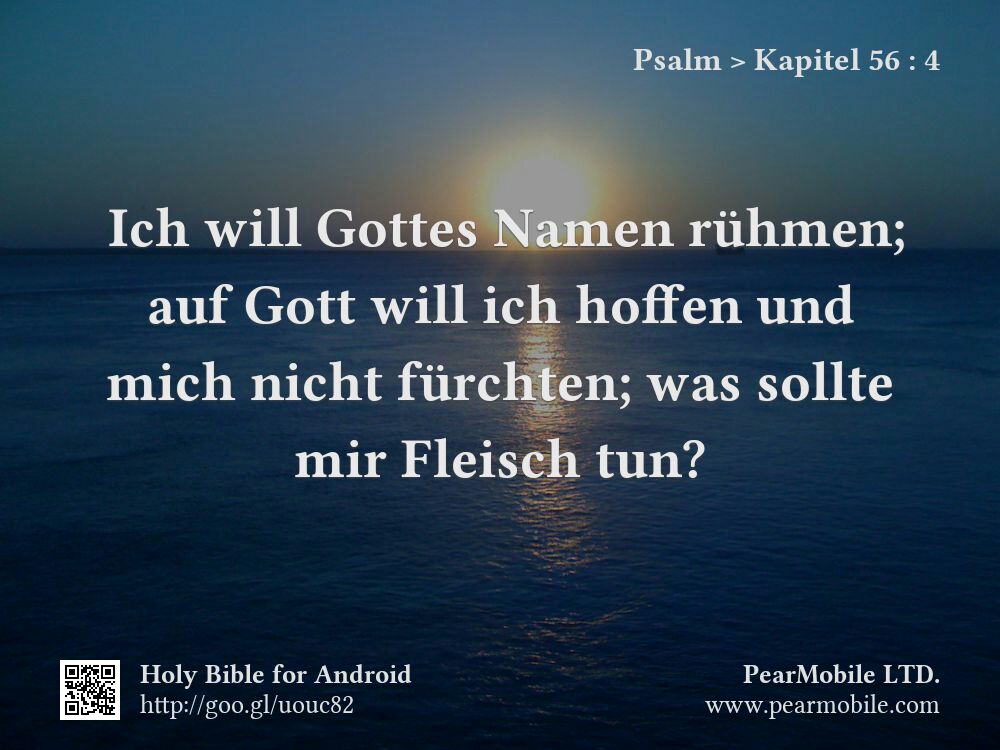 Psalm, Kapitel 56:4